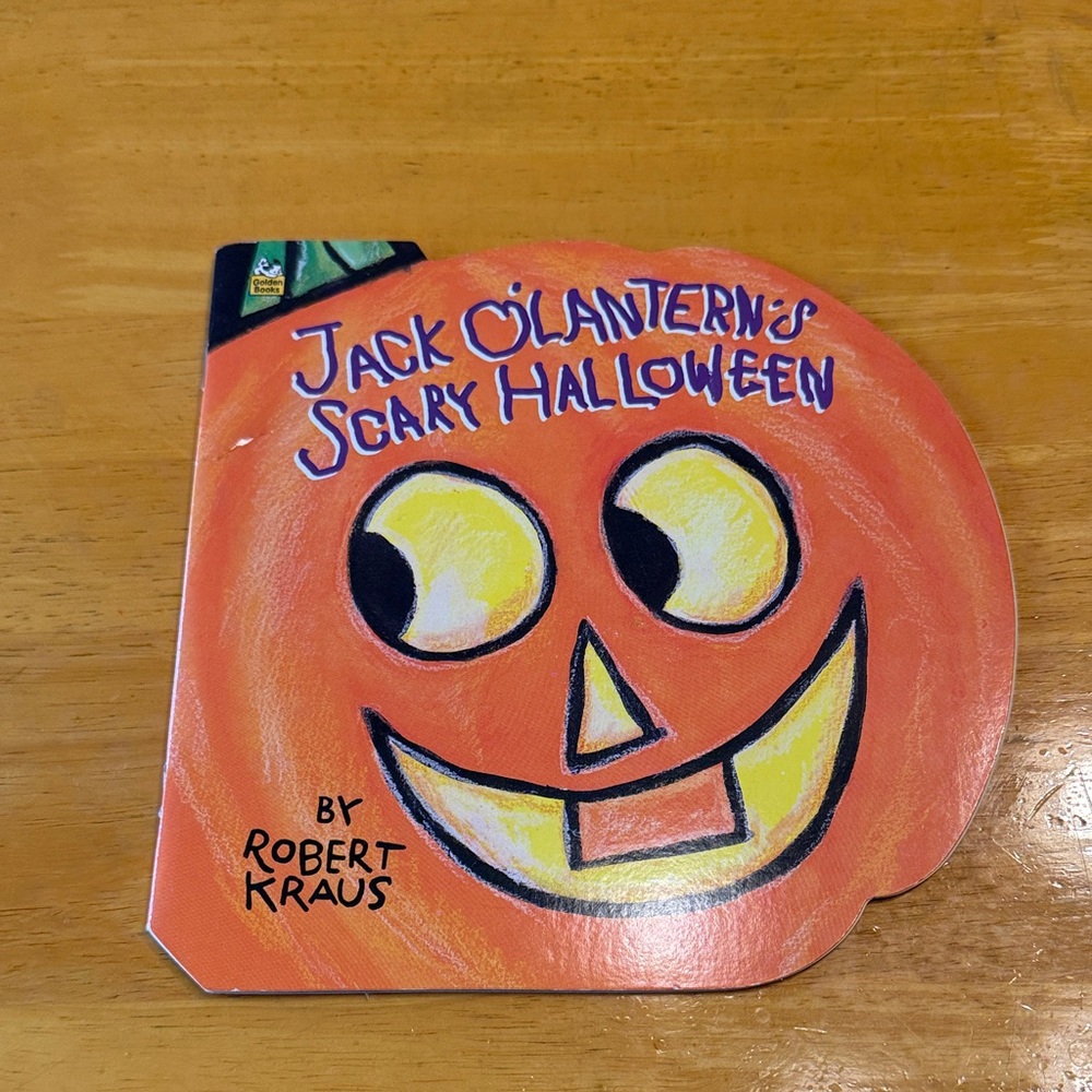Vintage Golden Book, Jack O’Lantern’s Scary Halloween by Robert Kraus. New
